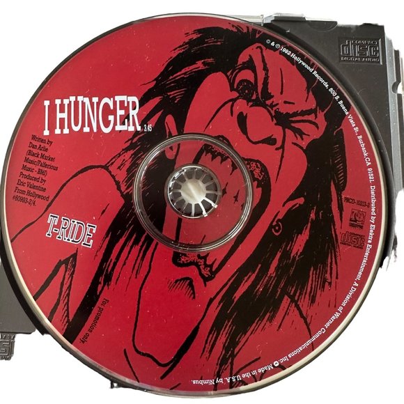 T-Ride on tour with Joe Satriana 1992 Hollywood Records music CD BROKEN CASE - Picture 5 of 7